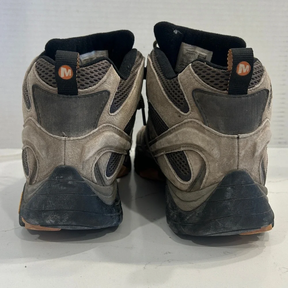 Merrell Moab 2 Mid Vent Wide Hiking Boots Mens 13 Brown Vibram Outsole J06045W